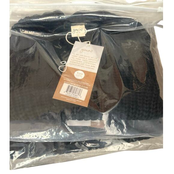 Goumi Organic Cotton Baby Chunky Knit Sweater, Shadow NWT 6-12 months - Picture 3 of 3